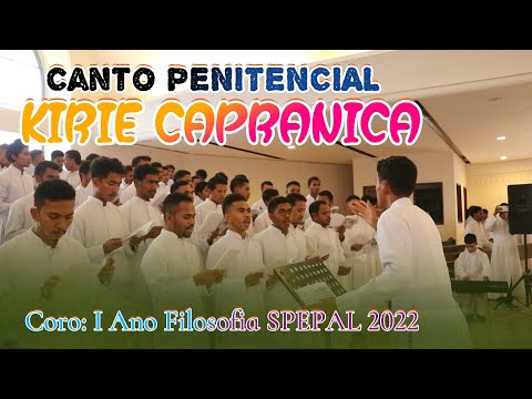 Canto Penitencial, Kirie Capranica, Coro SPEPAL 1 Ano 2022.