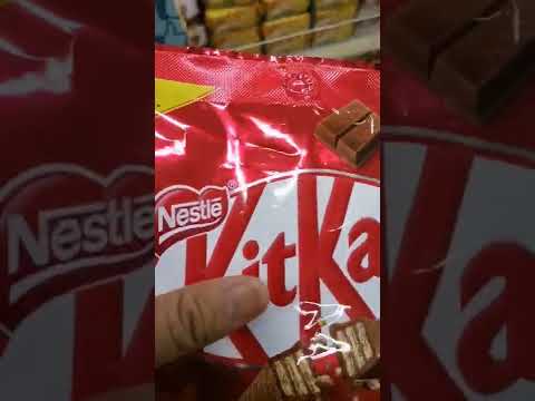 Mini size Kitkat chocolate🍫#shorts #chocolate #kitkat