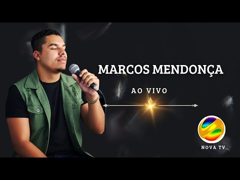 MARCOS MENDONÇA AO VIVO na Nova TV. [Cover Ariely  bonatti alegria vem ai ]