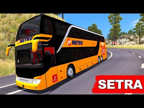 Çift Katlı SETRA ile Antalya Yolcusu Kalmasın ! ETS2 Türkçe