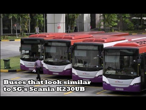 Buses that look similar to SG's Scania K230UB