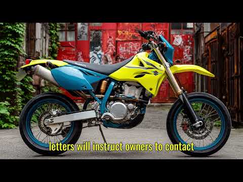 🚨 Avviso di richiamo Suzuki DR-Z400: problema al freno posteriore nei modelli 2025-2026 🏍️