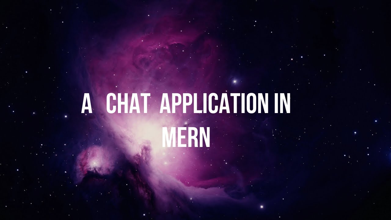 A simple Chat APP in MERN
