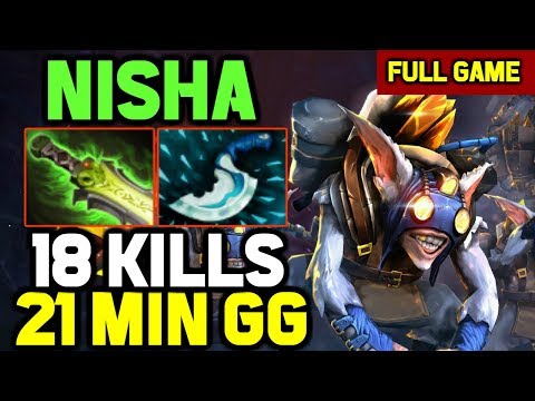 Secret Nisha NEW ROLE practicing MID MEEPO in Ranked Pub - OWNAGE