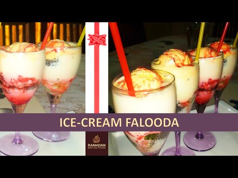 Ramadan Special Recipes 2022 || Ice Cream Falooda || How To Make Sev At Home || The Delicious Food