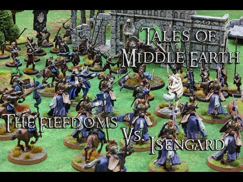 Tales of Middle Earth Ep.89 - Middle Earth SBG Battle Report - The Fiefdoms Vs. Isengard