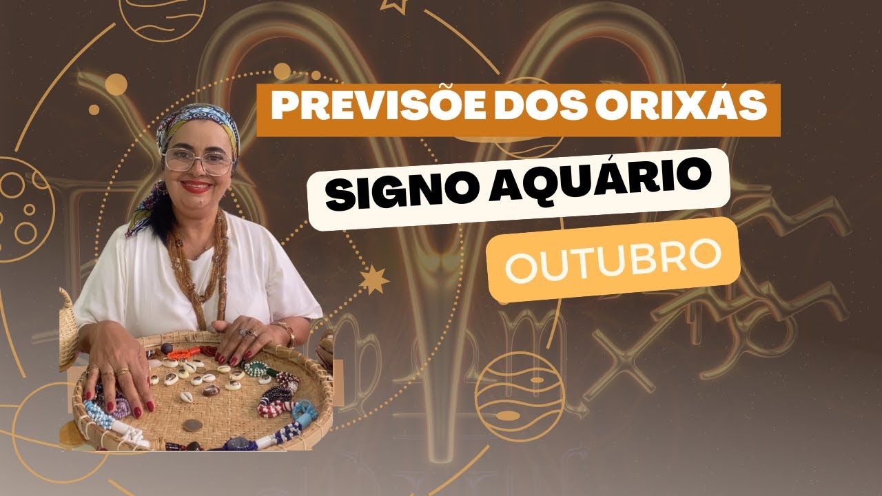 PREVISÕES DOS ORIXÁS ♒️SIGNO AQUÁRIO OUTUBRO VAI SER SUPRENDENTE A FORÇA DE XANGO E OXUMARÉ🤩