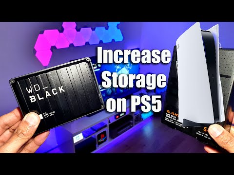 HOW TO Increase storage on PS5 with an External Hard Disk