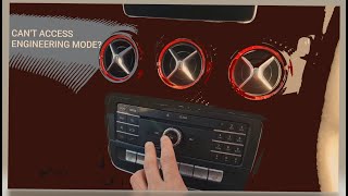 How to activate engineering mode in your Mercedes Audio 20 Command NTG5 system?