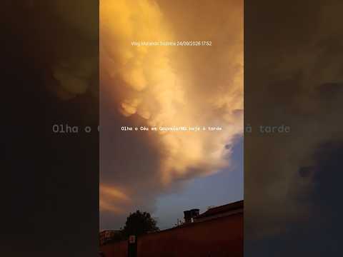 CÉU EM GOUVEIA/MG #vlog #VlogMorandoSozinha #Sky #Sunset #sundown