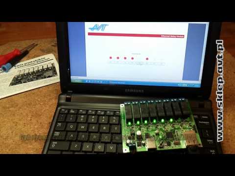 AVT5250 - KARTA PRZEKAŹNIKÓW STEROWANA PRZEZ INTERNET