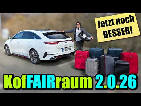 Kof-FAIR-raum-TEST 2.0.26  + Der Kia ProCeed GT schluckt doch mehr, als der EV3 Daten Review deutsch