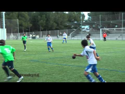 Fútbol 11 Infantiles  C.D. Lourdes B - C.D. Ablitense día 18/12/11 clip 3/5