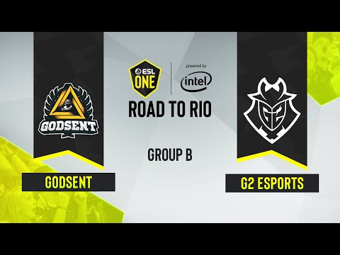 CS:GO - GODSENT vs. G2 Esports [Dust2] Map 1 - ESL One: Road to Rio - Group B - EU