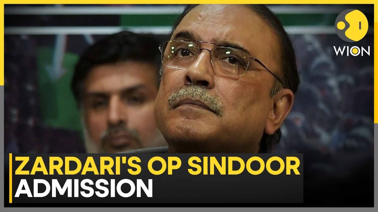 Pakistan President Zardari Refuses Shelter, Makes Shocking ‘Sindoor’ Admission | WION