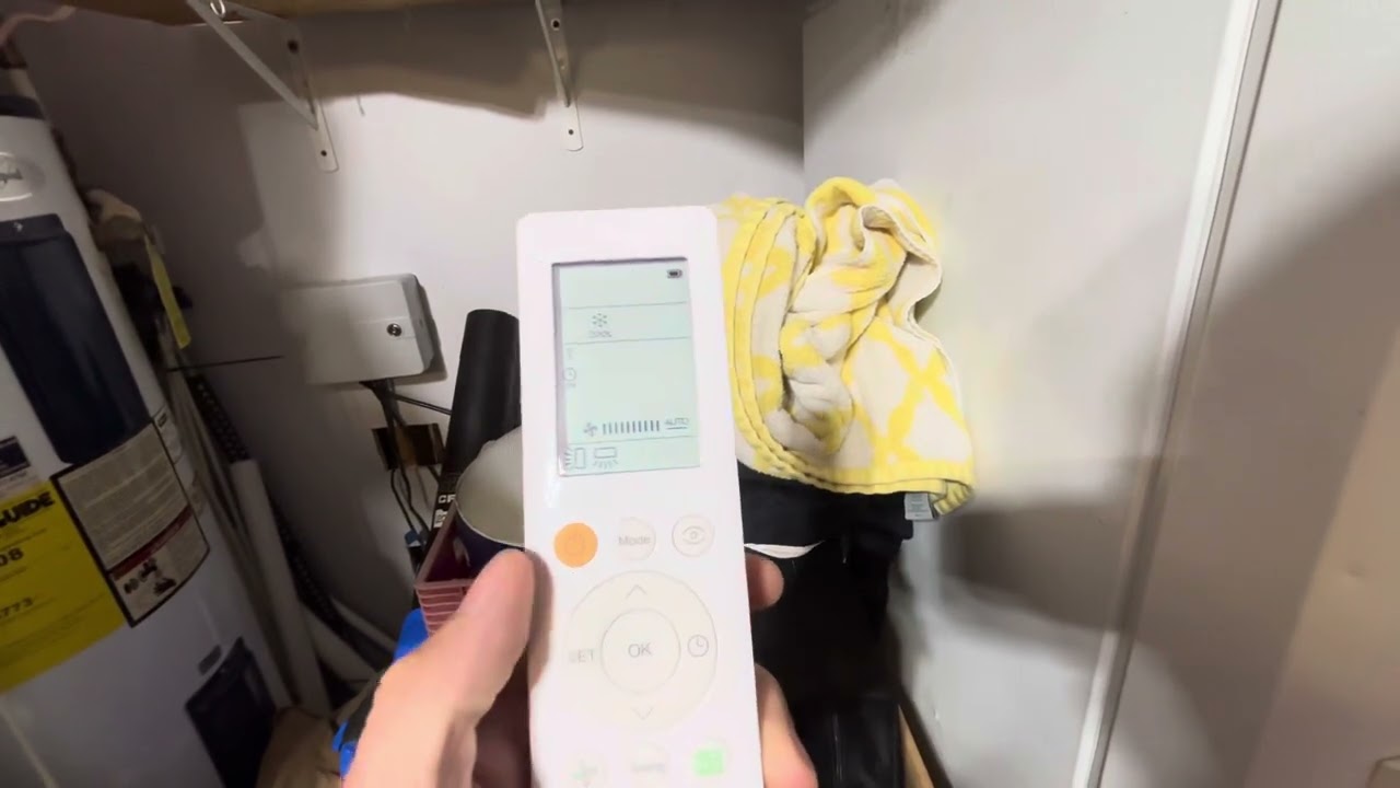 Carrier / Bryant Performance Ductless Mini Split Remote Instructions