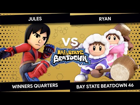 Bay State Beatdown 46 - Jules (Mii Brawler) vs Ryan (Ice Climbers) - Winners Quarters