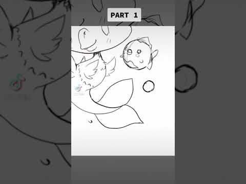 Mermay Day 28, 2021 - pt1 | #art #artwork #illustration #drawing #fantasy #sketch #mermay #goose