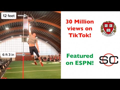 My highest jump ever! Harvard student with 46” leap 💥