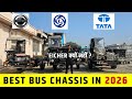 Tata V S Ashok Leyland V S Bharat Benz 12 M Bus Chassis Comparison Bus Business