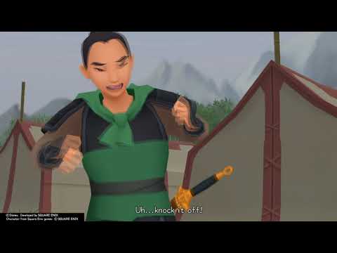 Kingdom Hearts II Final Mix (PS4) Cutscene #97 - Fight in the Camp
