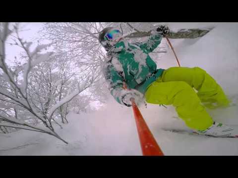 One Powdery Line in Hakuba