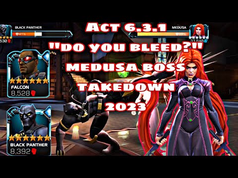 How to easily defeat Act 6.3.1 "Do you bleed?" medusa boss | mcoc