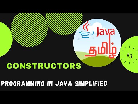 Constructors In Java Explained In Tamil Default And Parameterized Constructor Constructorinjava