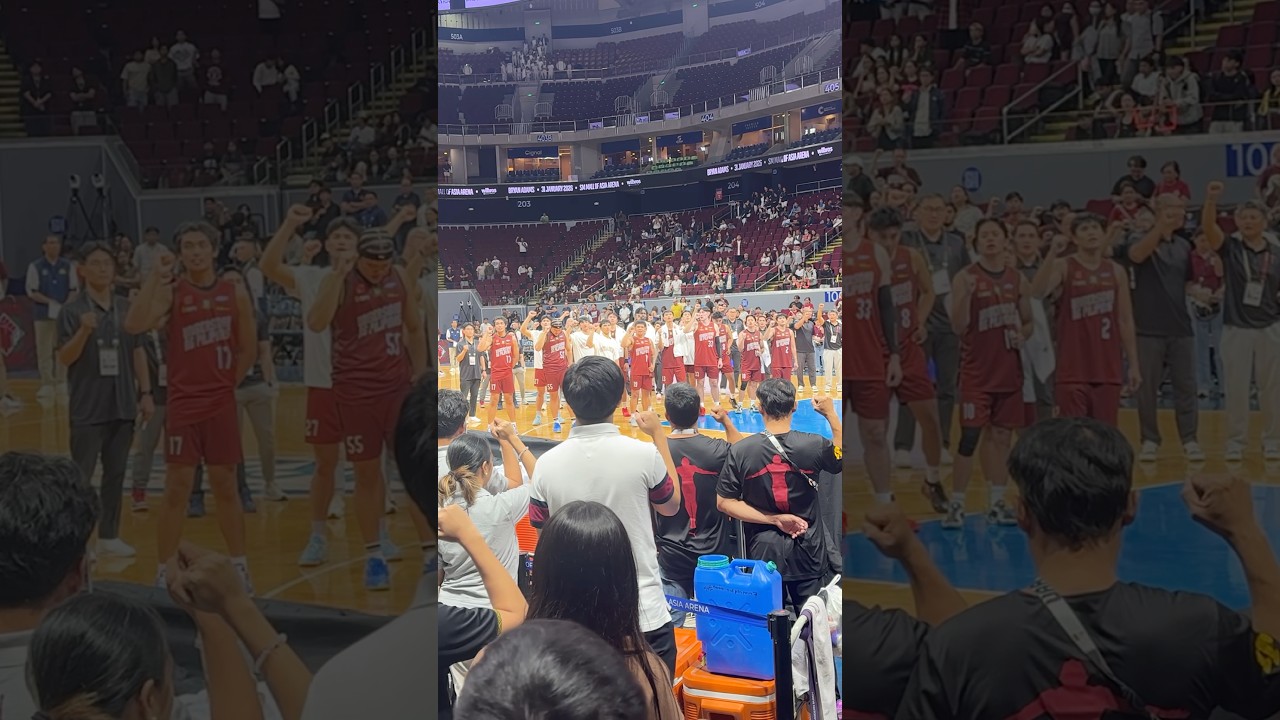 Hail Alma Mater: UP alma mater hymn, UP Naming Mahal, after beating NU, Oct. 22, 2025