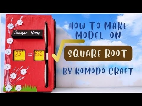 how to make square root 1 to 30/math working model for school projects/working model for exhibition