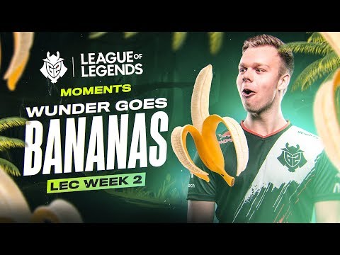 Wunder Goes Bananas | LEC Spring 2020 Week 2 Moments
