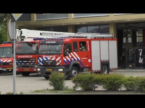 P1, Brandweer Dokkum naar OMS Alarm JP vd Bent aan de Bauwert in Dokkum