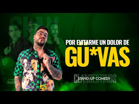 SEBASTIAN RINCON - "To save me from a gut-wrenching pain" - CLANDESTINOS STAND UP COMEDY # 17