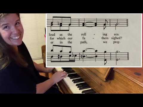 LIFT EVERY VOICE AND SING / SATB Hymn Tutorial / Learn to Sing Hymns in Four Parts / 4-Part Harmony