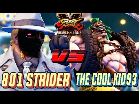 SFV AE 💥 801 STRIDER (G) VS. THE COOL KID93 (Abigail)  First to 3 🔥 NRSFV