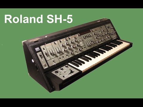 ROLAND SH-5 Analog Synthesizer 1976 | HQ DEMO