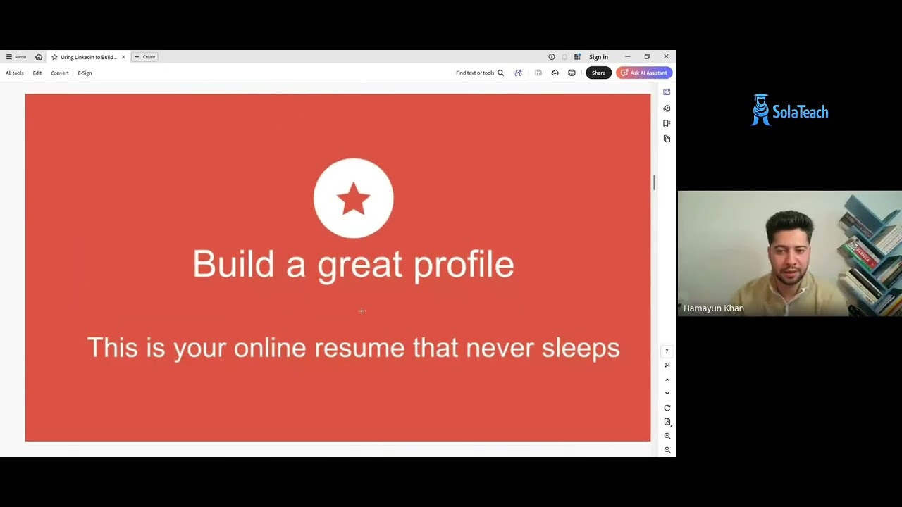 How to use LinkedIn for professional development and digital presence?