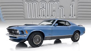 Video Thumbnail for 1970 Ford Mustang Mach 1 Coupe