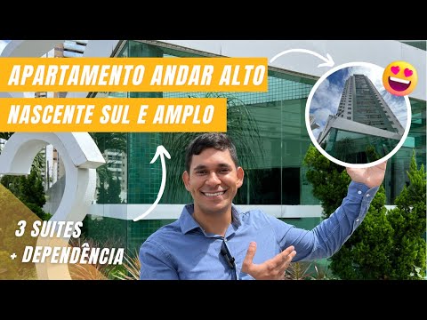 R$980mil APARTAMENTO AMPLO NO JARDIM LUNA, 3 SUÍTES, VARANDA GOURMET, DEPENDÊNCIA COMPLETA E LAVABO