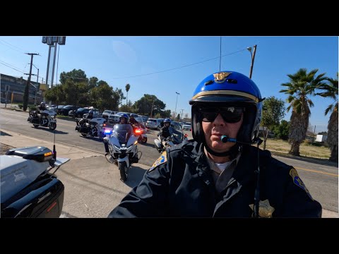 CHP OFFICER MO BAKER RETIREMENT RIDE AND 10-10