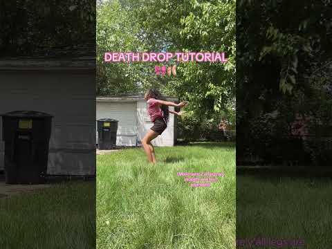 Death drop tutorial! #deathdrop #shortsviral #majorette