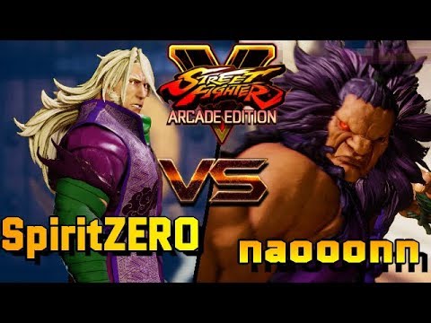 SFV/SF5 AE SpiritZERO (Zeku) VS.  naooonn (Akuma) Street fighter V Arcade edition