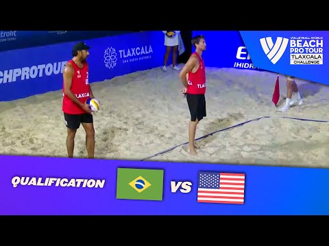Bruno Schmidt/Saymon vs. Crabb/ Sander - Match Highlights | Qualification | Tlaxcala 2022