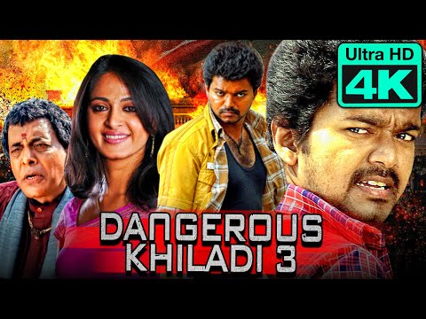 Dangerous Khiladi 3 (4K ULTRA HD) -Vijay Blockbuster Action Movie In Hindi l Anushka Shetty, Srihari