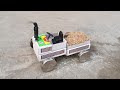 Mini Tractor Trolley Homemade How To Make Matchbox Tractor Trolley From Home DIY