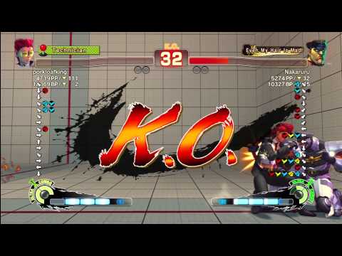 SSF4 AE [Viper] porkloafking vs Nakaruru [Bison]