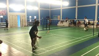 Download lagu Sparing Badminton Full jump smash || Adrian / Andika (Riau) vs Fajri / Made (Riau) mp3