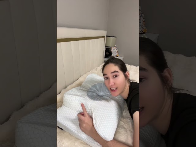 Vídeo relacionado con vicihoho Almohada Cervicales y Cuello, Almohada Cervical para Cuello y Hombros, Adecuada para Diferentes posturas al Dormir, tamaño: 60 x 41 x 9/12 cm (Light Gray)