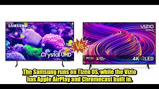 Samsung 43-in DU7200 Crystal UHD Smart TV VS VIZIO 55-inch Q