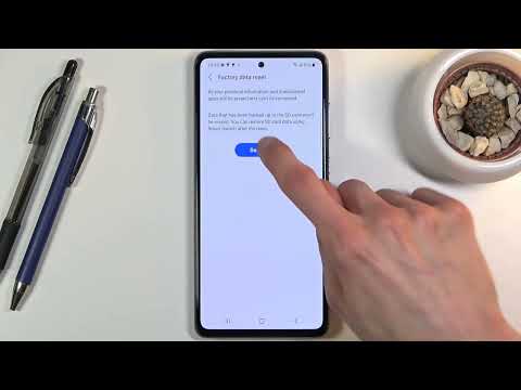 How to Factory Reset the SAMSUNG Galaxy A72 Device through Settings - Hard Reset - Erase All Data